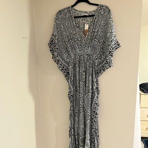 Anthropologist flowy maxi dress